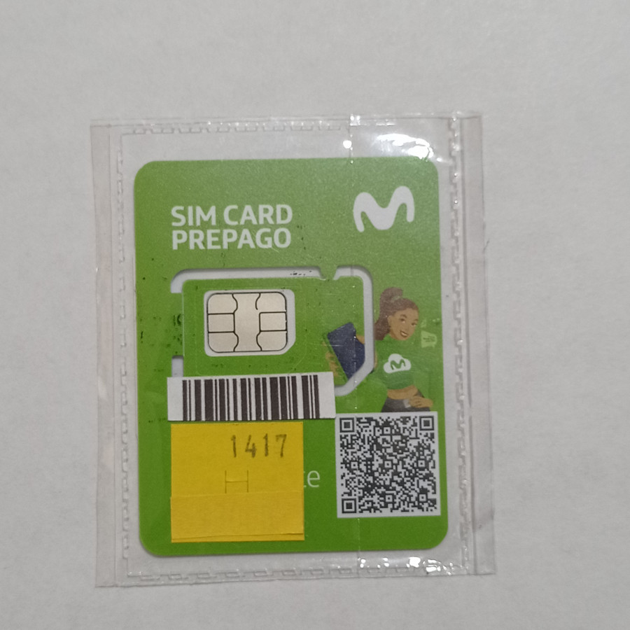 C1417 Sim Card Movistar