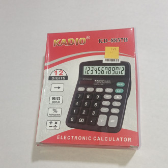 C127 Calculadora Grande 12 Digitos Kadio Kd-8837b