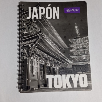 C336 Cuaderno Argollado Grande Linea Corriente Mujer