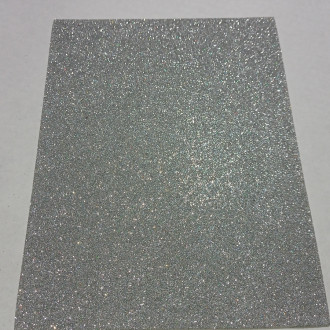 C288 Fomy Escarchado Plateado Carta